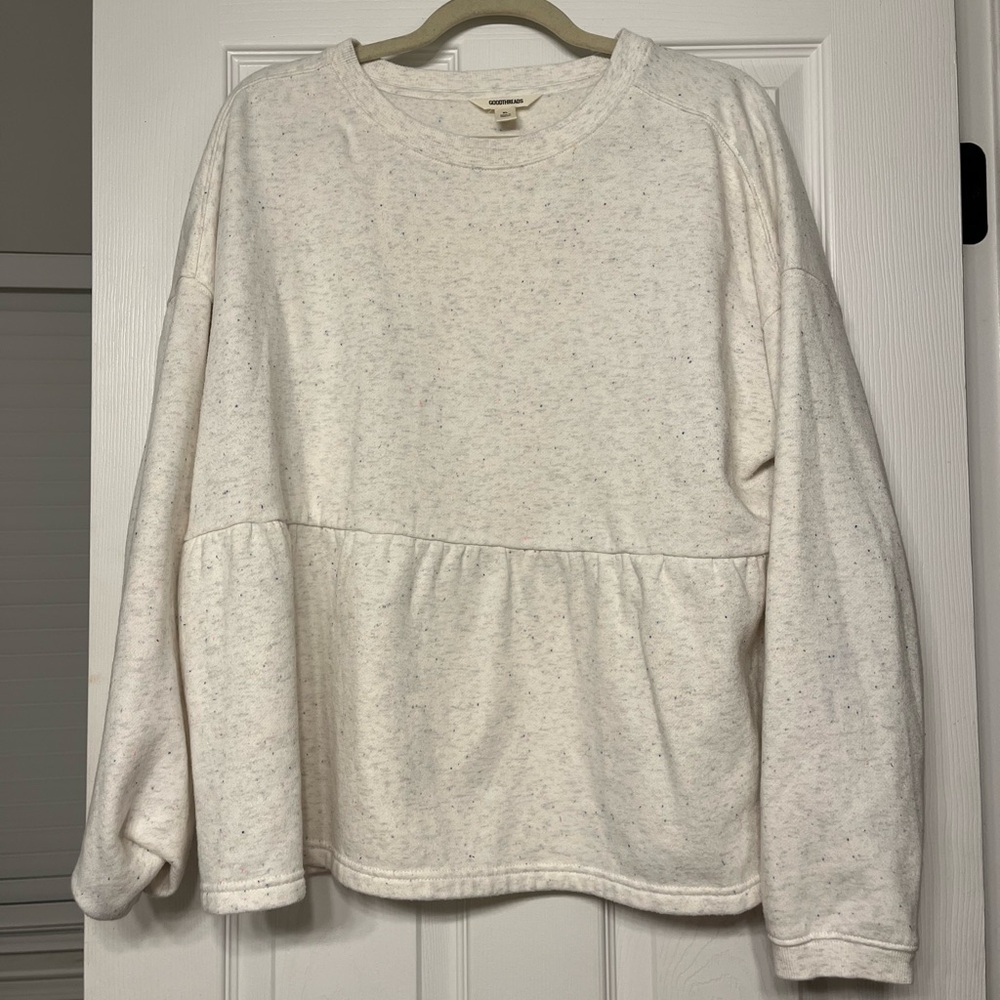 Goodthreads Women's Cream Sweatshirt